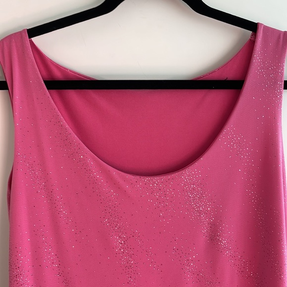 Custom Ballroom Dance Dress - Pink Sparkly - Picture 4 of 6